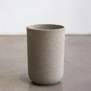 Eiffel Beige Modern Indoor/Outdoor Pot