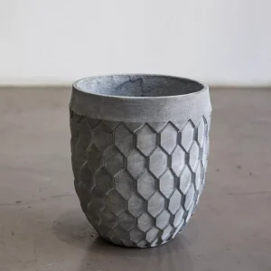 Daenerys Grey Modern Indoor/Outdoor Pot