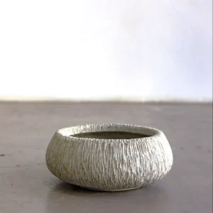 Beige Urchin Indoor/Outdoor Modern Pot