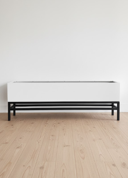 The Horizon Trellis Steel Planter