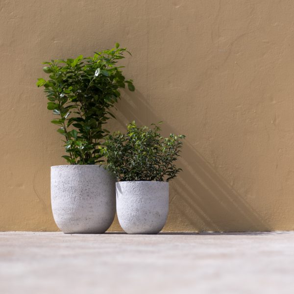 OG White Modern Indoor/outdoor pot - Image 3