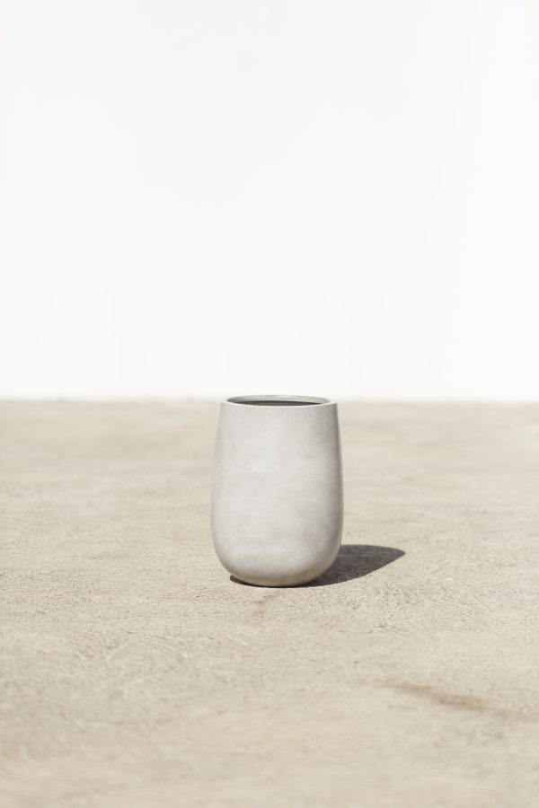 Cloudy Haze Fiber-Glass Modern Pot