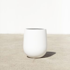 Blanc Fiber-Glass Modern Pot