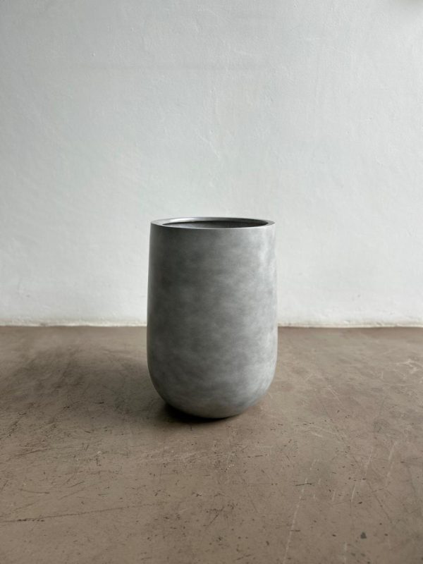 Cloudy Haze Fiber-Glass Modern Pot