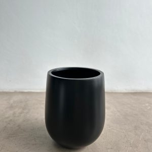 Noir Fiber-Glass Modern Pot