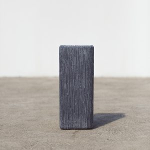 Grey Coconut Tower Modern Outdoor Pot