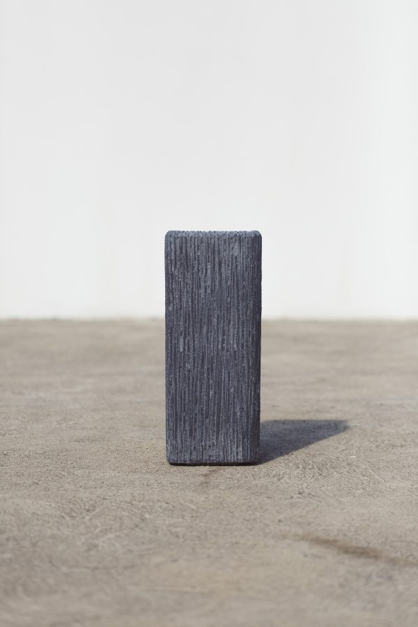 Grey Coconut Tower Modern Outdoor Pot