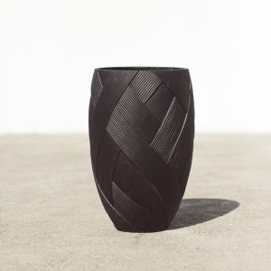 Black Willow Modern Outdoor Pot