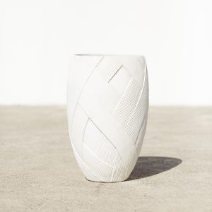 White Willow Modern Outdoor Pot